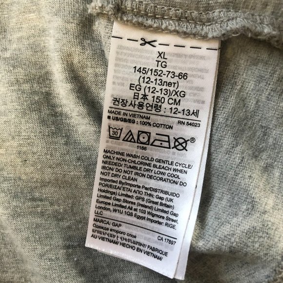 Air Jordan jumpman logo youth gray tee, red pocket, size L 12-13 years - Picture 6 of 6